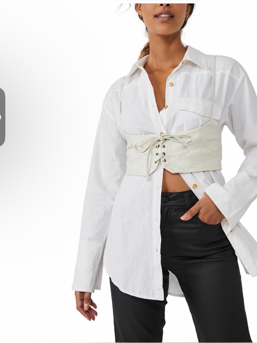 FREE PEOPLE Hastings Corset Belt s/m